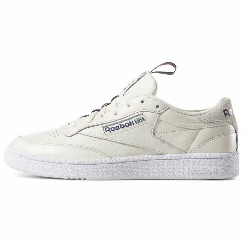 Tenisi Reebok Club C 85 Barbati Albi Romania LQ6874YC
